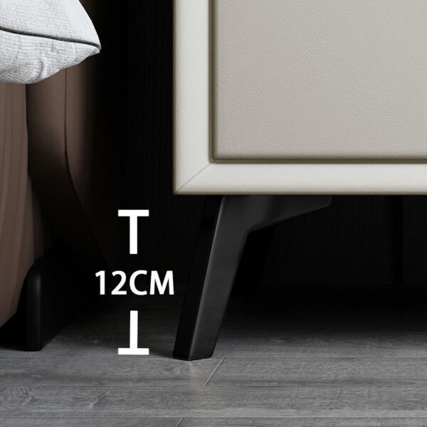 Noptieră premium din MDF Paris White - imagine 6