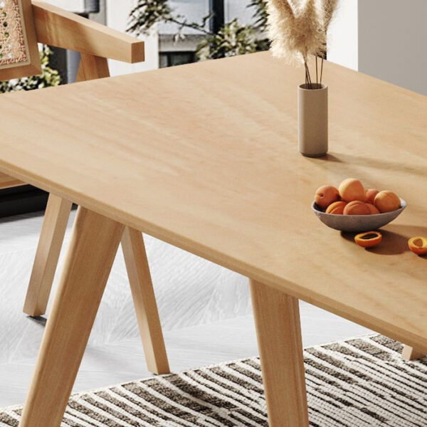Masa dining dreptunghiulara Terra Oak 160x80x75 cm - imagine 3