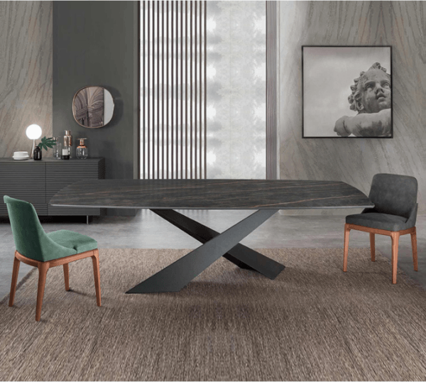 Masa dining Stone 160x80x75cm - imagine 2