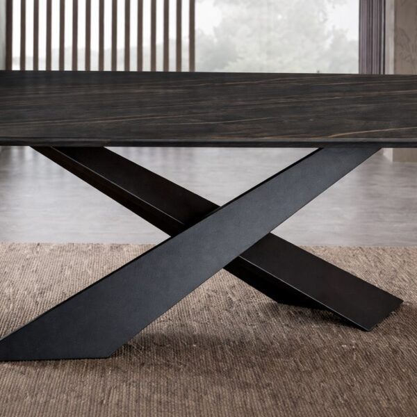 Masa dining Stone 160x80x75cm - imagine 4