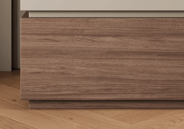 Noptiera lemn Blocka modulara 40x40x23.5 cm Walnut - imagine 4
