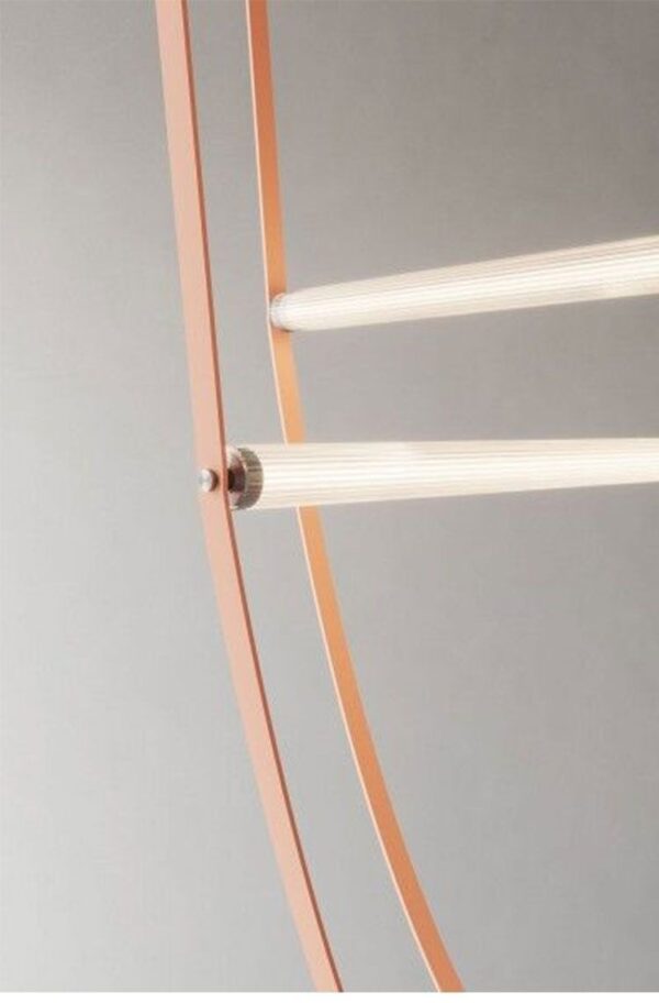 Corp de iluminat suspendat modern din piele 210 cm - imagine 6