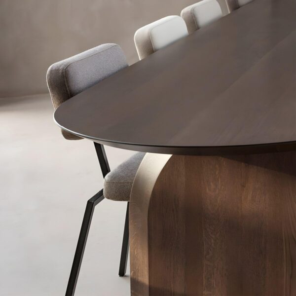 Masa de dining din lemn de pin Aura 120x60x75 cm - imagine 2