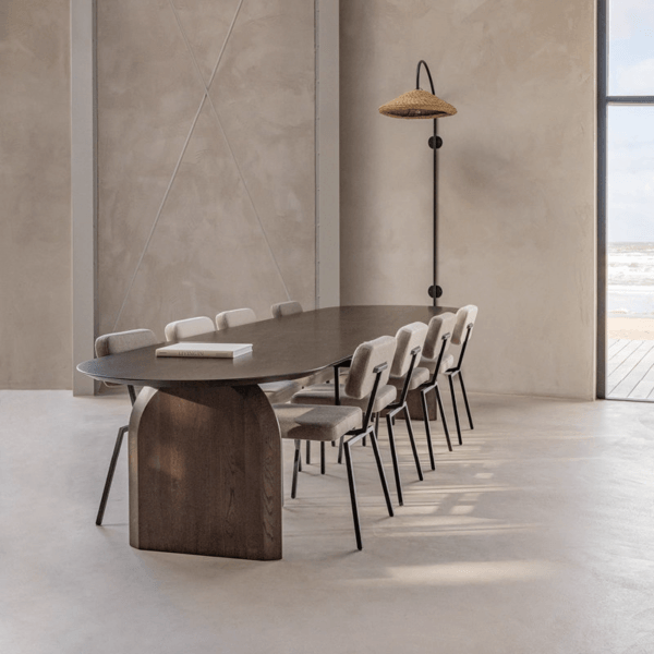 Masa de dining din lemn de pin Aura 120x60x75 cm - imagine 4