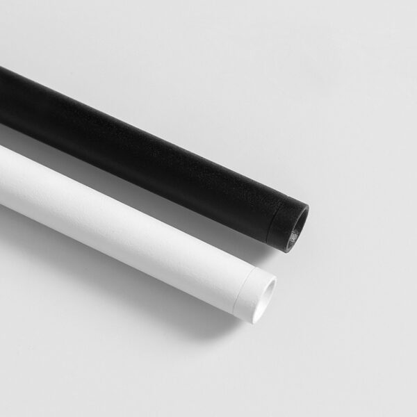 Corp de iluminat suspendat, stil minimalist, finisaj alb 30 cm - imagine 4