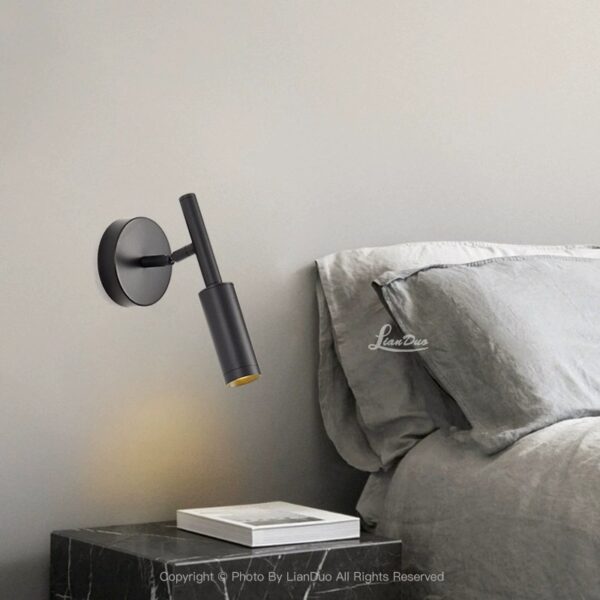 Aplica pentru perete tip spot Black - imagine 2