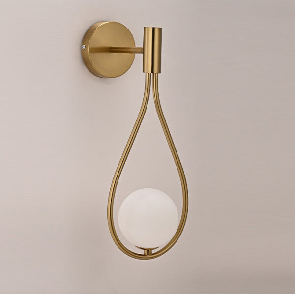 Aplica perete Tears Gold 20x20x50cm - imagine 4