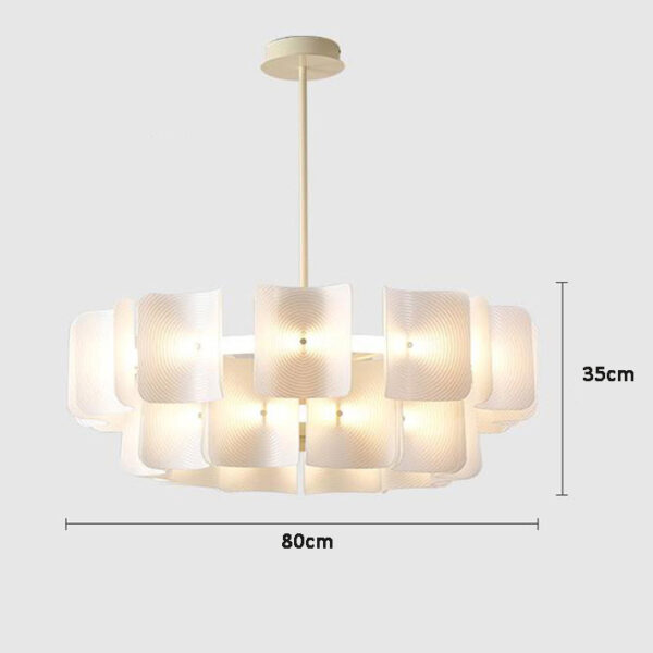Lustra Japandi 80x80x35 cm - imagine 7