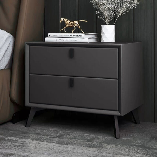 Noptieră premium din MDF Paris Black - imagine 2