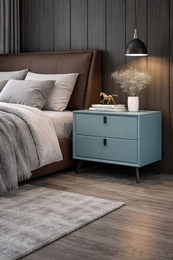Noptieră premium din MDF Paris Green - imagine 2