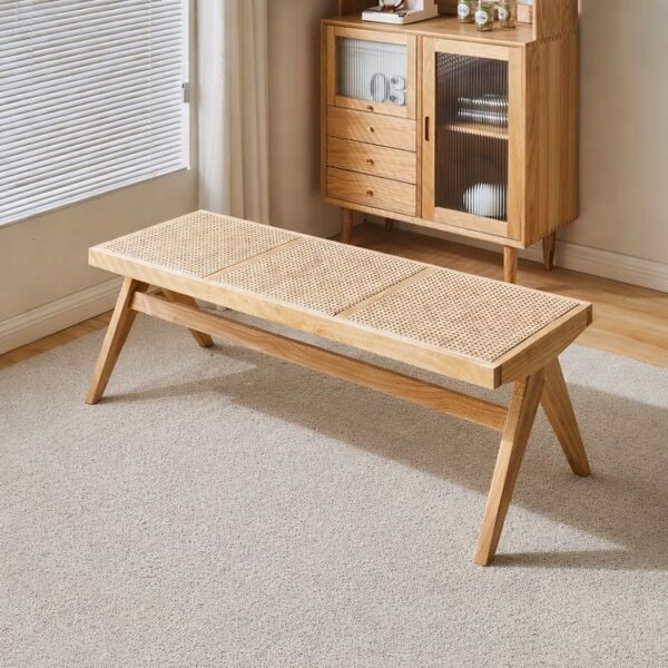 Bancheta Premium Ratan  128x45x45cm - imagine 3