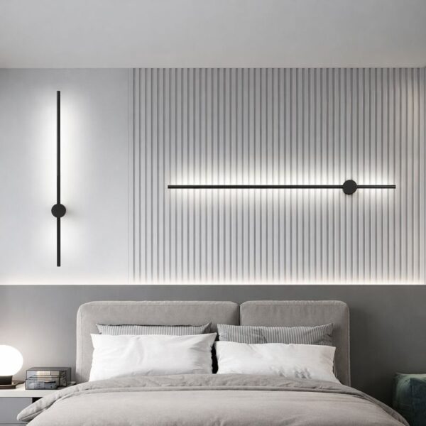 Aplica LED Slim Black lumina neutra 80 cm - imagine 2