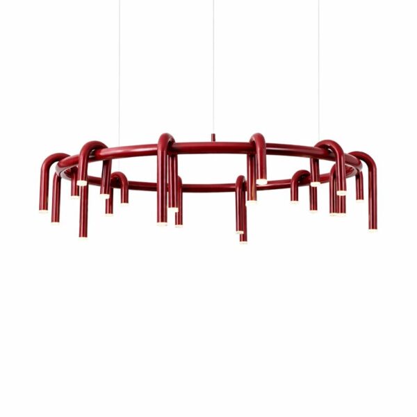 Corp de iluminat Led suspendat Tube Red 100x100 cm - imagine 4