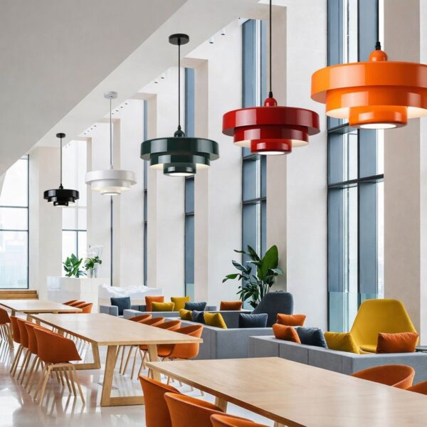 Pendul modern cu design geometric - imagine 3