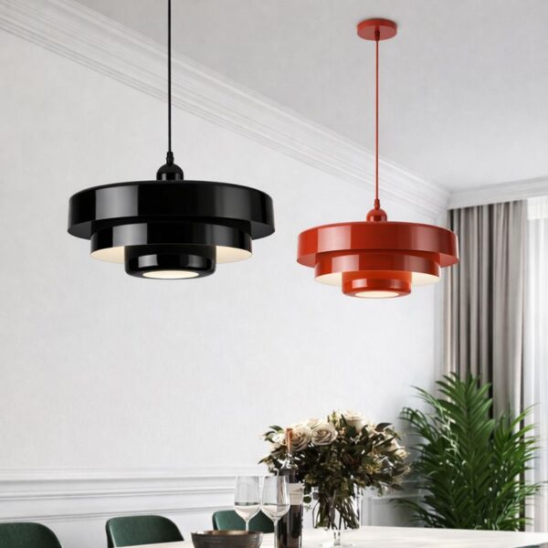 Pendul modern cu design geometric - imagine 2