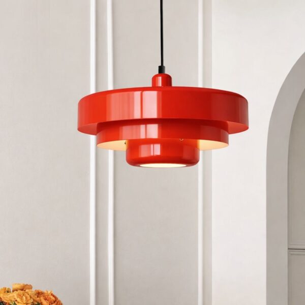Pendul modern cu design geometric - imagine 2