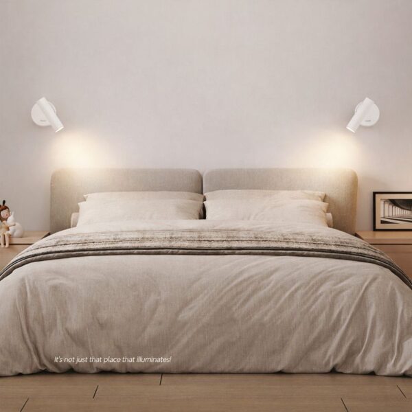 Aplica LED din metal White cu spot directionabil - imagine 2