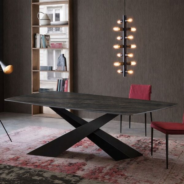 Masa dining Stone 160x80x75cm - imagine 6