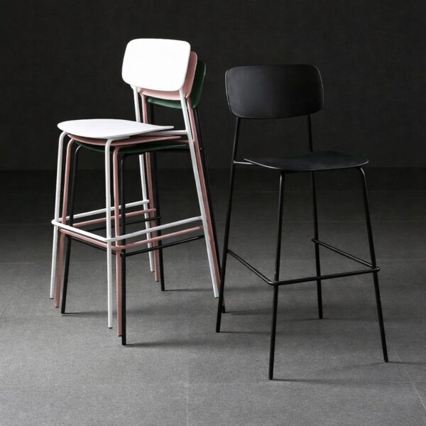 Scaun bar Slim Black - imagine 3
