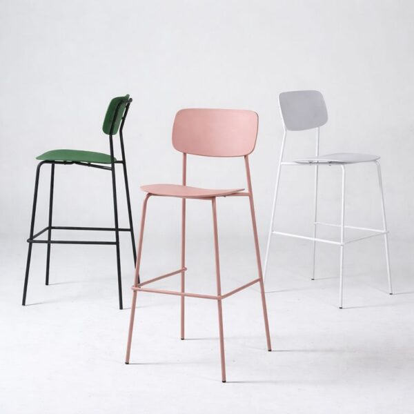 Scaun bar Slim Black - imagine 5
