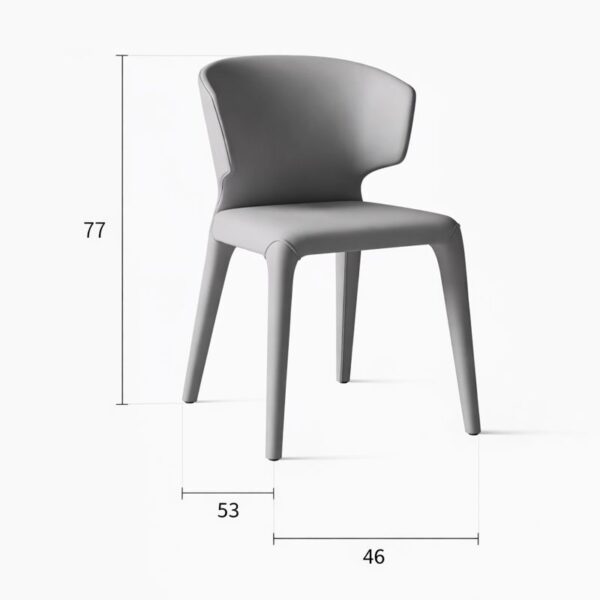 Scaun dining Novo Grey - imagine 4