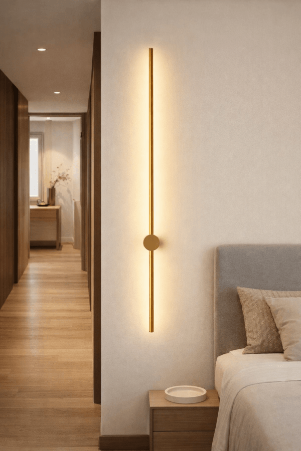 Aplica LED Slim Gold lumina neutra 100 cm - imagine 3